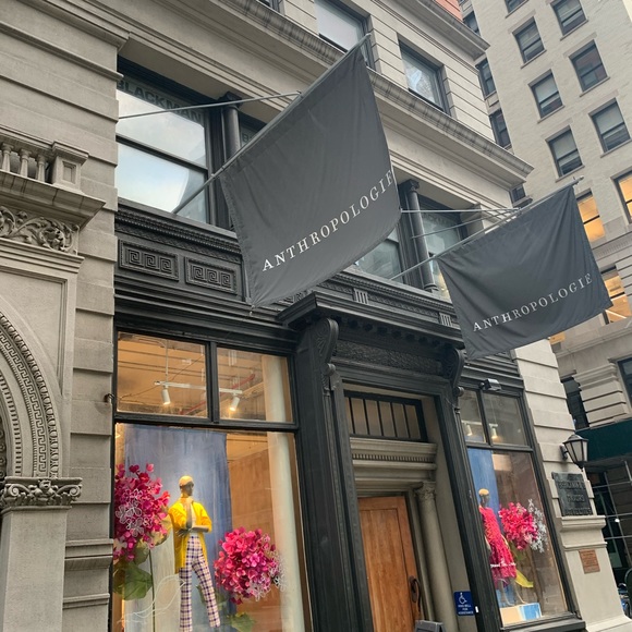 Anthro Crystal Large Long Leaf Shaped Dangle Drop Gold Earrings - Picture 10 of 16